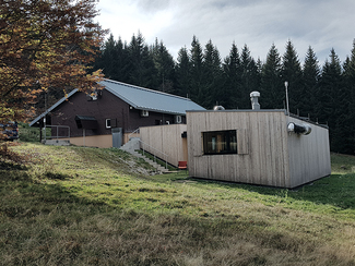 Blick auf die Messstation Schauinsland des BfS