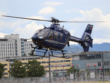 Ein Hubschrauber der Bundespolizei