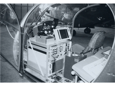 Labormesssystem in einem Hubschrauber vom Typ Alouette II
