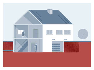 Radon-Schutzmaßnahmen für ein Haus