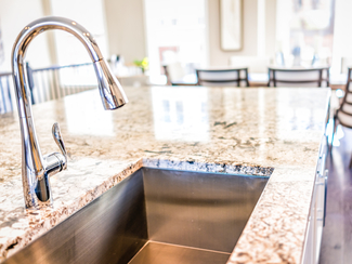 Countertop in a kitchen