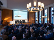 Attendees at the ceremony held in Berlin to mark the 50th anniversary of the ODL measuring network