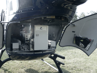 Measuring system installed in a helicopter (show image)