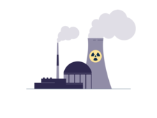 Nuclear power plant (symbolic image)