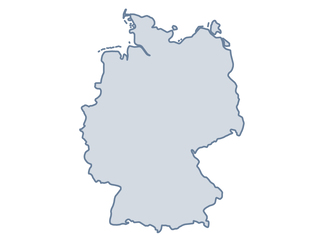 A map of Germany