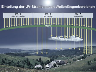 Wavelength of UV rays