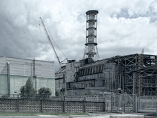 Reaktorblock 4 des Kernkraftwerks Tschernobyl